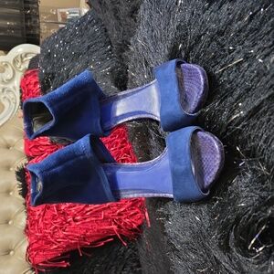 Elegant Blue Women's Heels